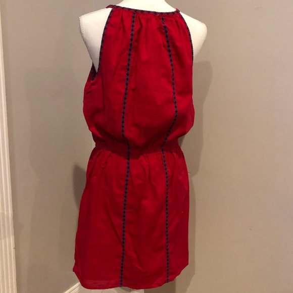 BEACHlunchLOUNGE red dress with tassels cute boho - Picture 3 of 6